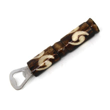 Load image into Gallery viewer, Bottle Opener (Black and White, Assorted Batik Designs)