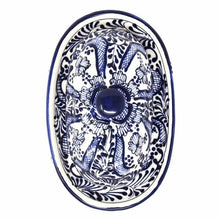 Load image into Gallery viewer, Butter Dish (Blue Flower)