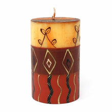 Load image into Gallery viewer, Hand-Painted Pillar Candle with Gift Box