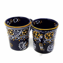 Load image into Gallery viewer, Set of Two Flared Mugs (Blue)