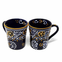 Load image into Gallery viewer, Set of Two Flared Mugs (Blue)