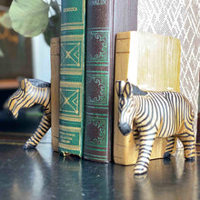 Load image into Gallery viewer, Zebra Book Ends (Set of 2)
