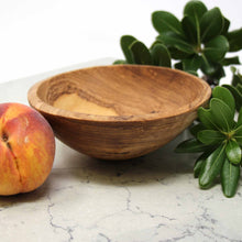 Load image into Gallery viewer, Hand-carved Olive Wood Bowl (Small)