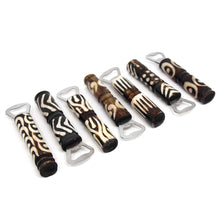 Load image into Gallery viewer, Bottle Opener (Black and White, Assorted Batik Designs)