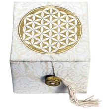 Load image into Gallery viewer, Small Meditation Bowl with Handmade Gift Box (Golden Flower Of Life)
