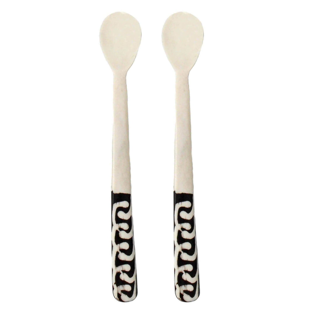 Bone Appetizer Spoons (Set of Two)
