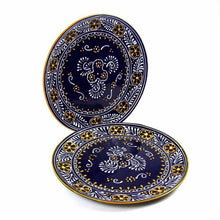 Load image into Gallery viewer, Set of Two Dinner Plates (Blue)
