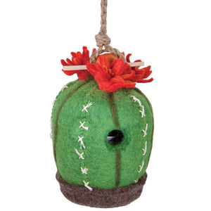 Felt Cactus Birdhouse