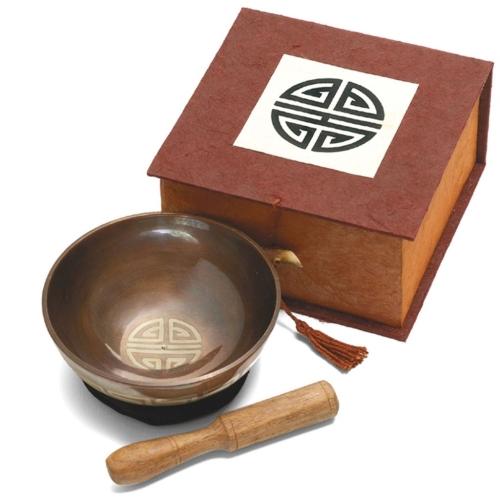 Meditation Bowl with Handmade Gift Box (Longevity)