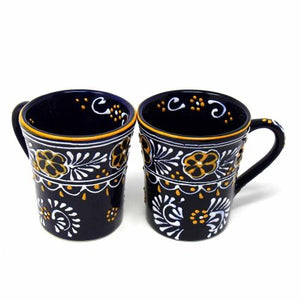 Set of Two Flared Mugs (Blue)
