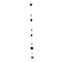Load image into Gallery viewer, Felt Hearts Garland (Grey, Cream, and Black)
