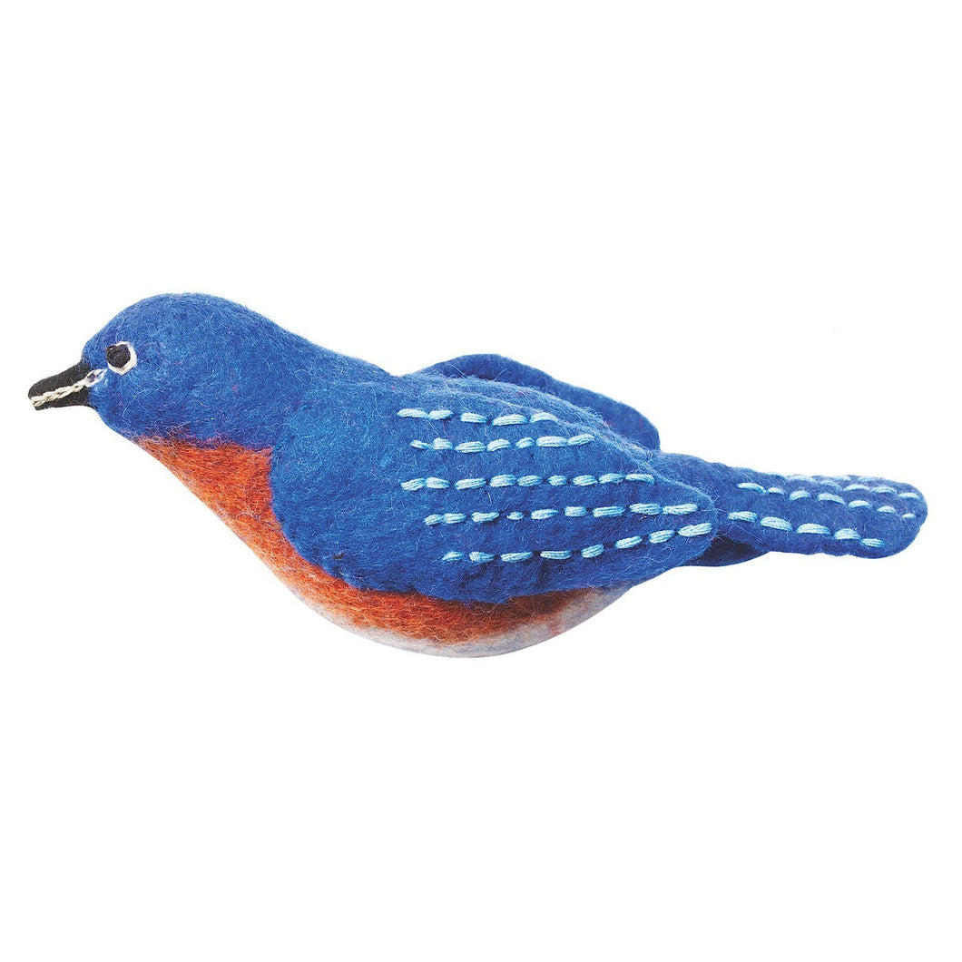 Felt Bluebird Ornament