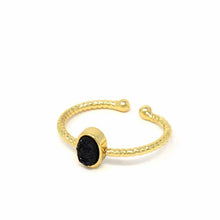 Load image into Gallery viewer, Black Agate Ring
