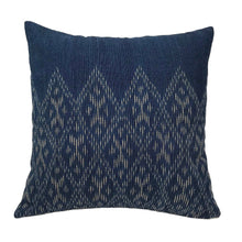 Load image into Gallery viewer, Indigo Diamond Pillow Cover
