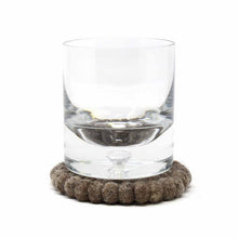 Load image into Gallery viewer, Set of Four Felt Ball Coasters (Dark Grey)
