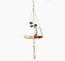 Load image into Gallery viewer, Handmade Macrame Plant Hanger (White)
